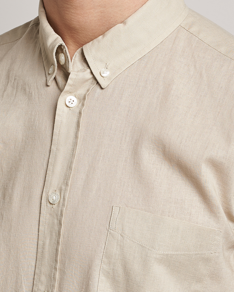 Homme | Chemises | Samsøe Samsøe | Samsøe & Samsøe Liam Linen Cotton Shirt Oatmeal