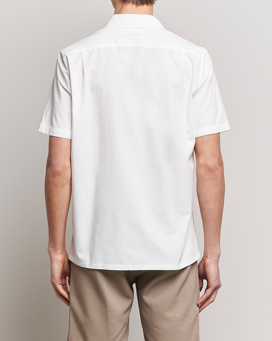 Homme | Chemises | Samsøe Samsøe | Samsøe & Samsøe Avan Organic Cotton Short Sleeve Shirt White