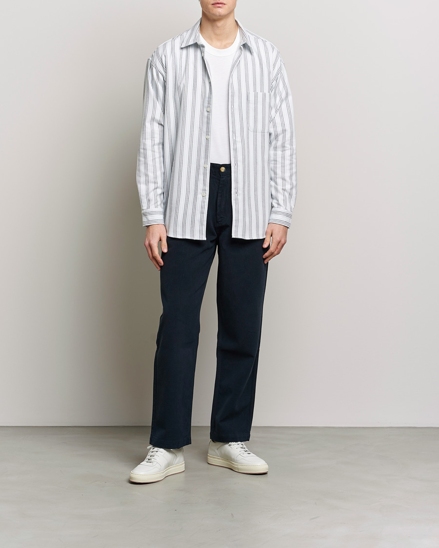 Homme | Chemises | Samsøe Samsøe | Samsøe & Samsøe Luan Cotton Shirt Salute Stripe