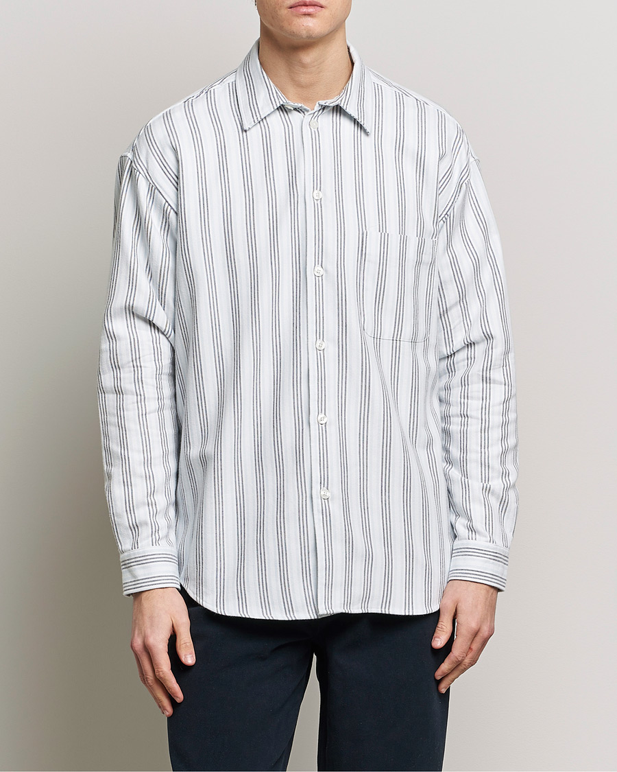 Homme | Chemises | Samsøe Samsøe | Samsøe & Samsøe Luan Cotton Shirt Salute Stripe