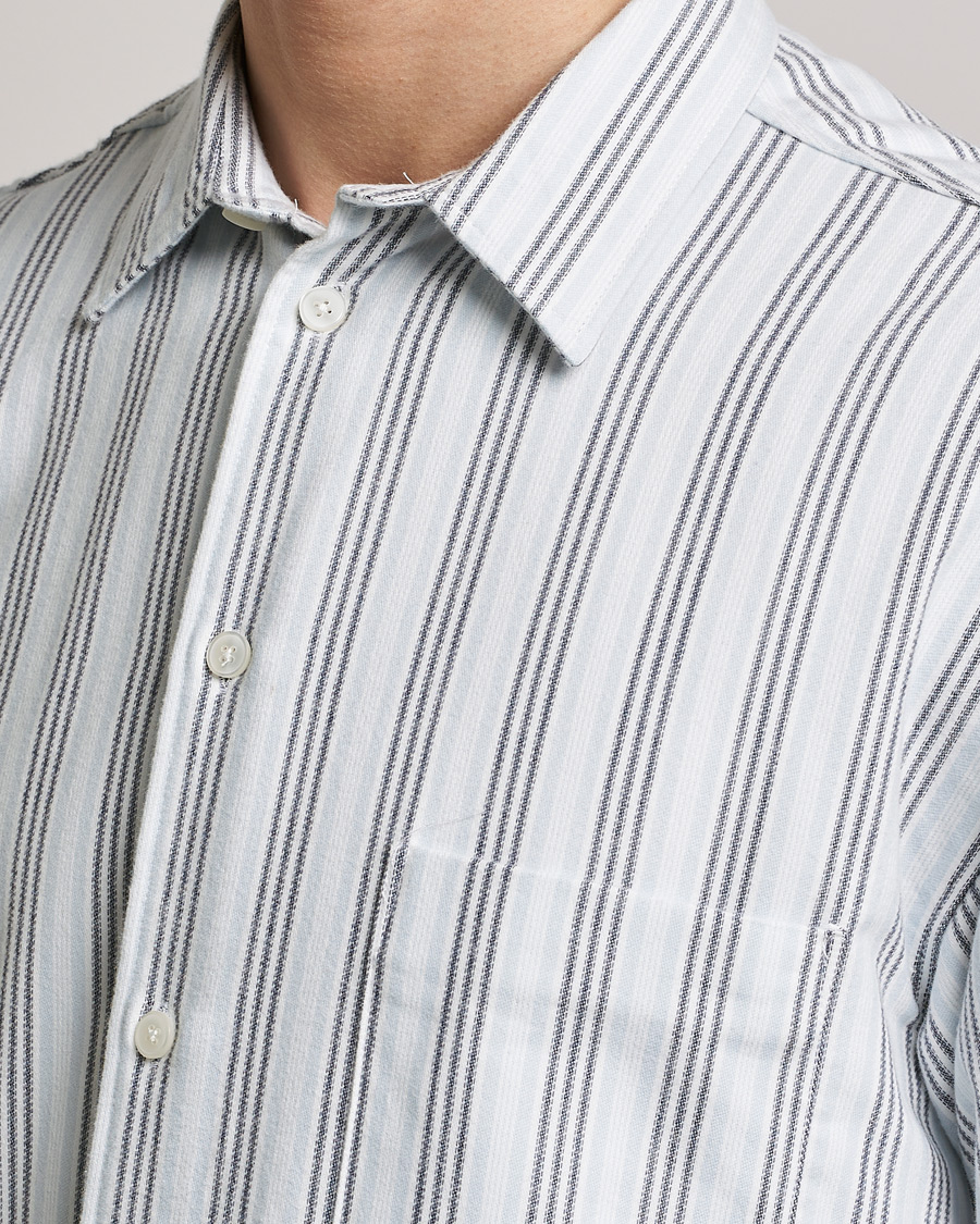 Homme | Chemises | Samsøe Samsøe | Samsøe & Samsøe Luan Cotton Shirt Salute Stripe