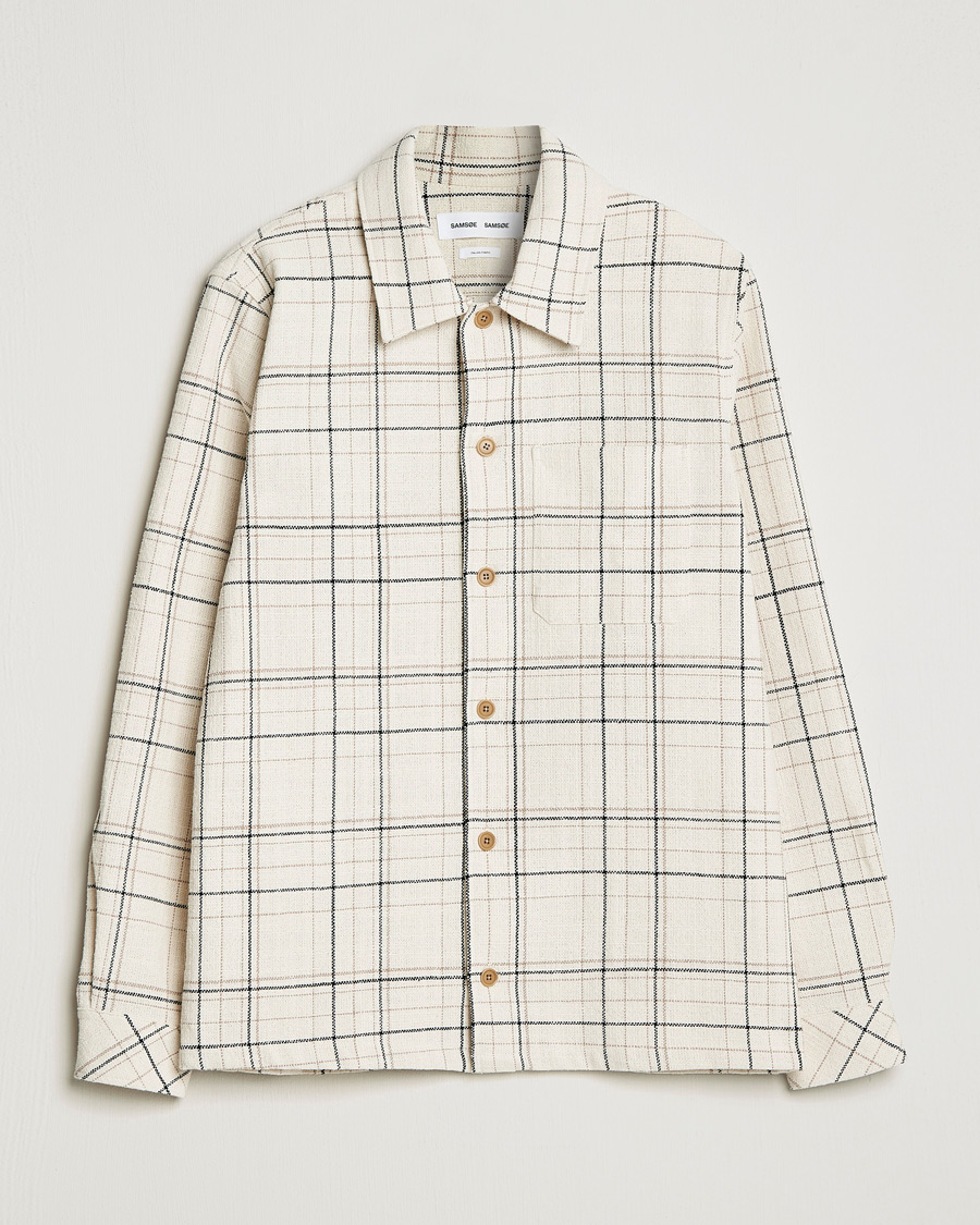 Homme | Chemises | Samsøe Samsøe | Samsøe & Samsøe Taka Overshirt Oatmeal