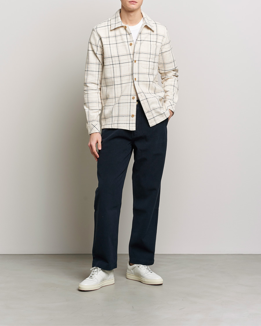 Homme | Chemises | Samsøe Samsøe | Samsøe & Samsøe Taka Overshirt Oatmeal