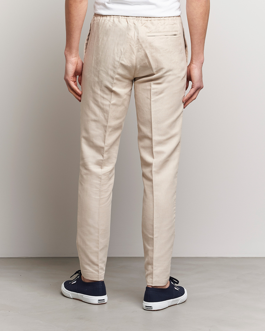 Homme | Pantalons | Samsøe Samsøe | Samsøe & Samsøe Smithy Linen Cotton Trousers Oatmeal
