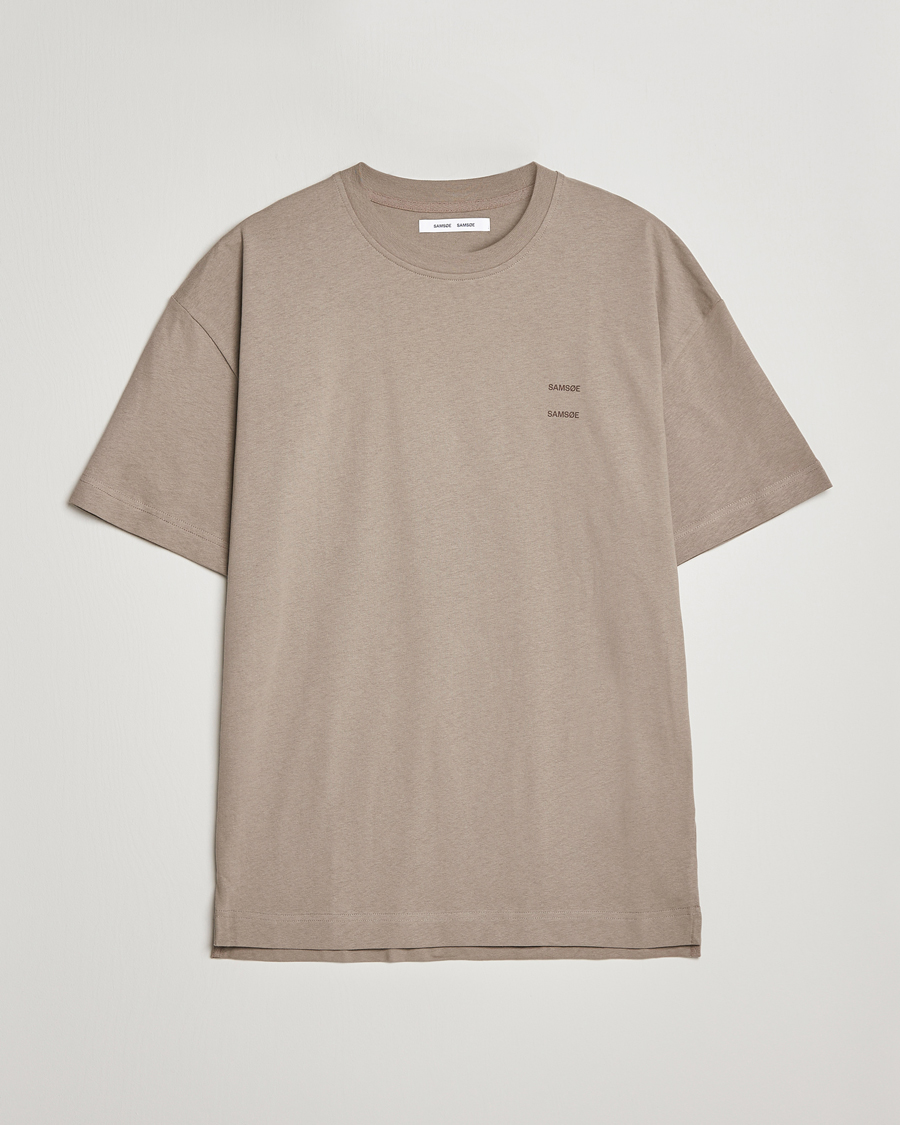 Homme | T-shirts | Samsøe Samsøe | Samsøe & Samsøe Joel Organic Cotton T-Shirt Brindle