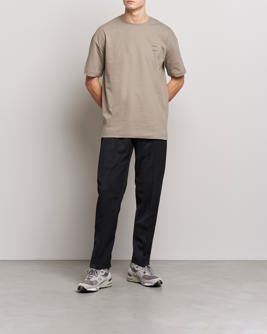 Homme | T-shirts | Samsøe Samsøe | Samsøe & Samsøe Joel Organic Cotton T-Shirt Brindle