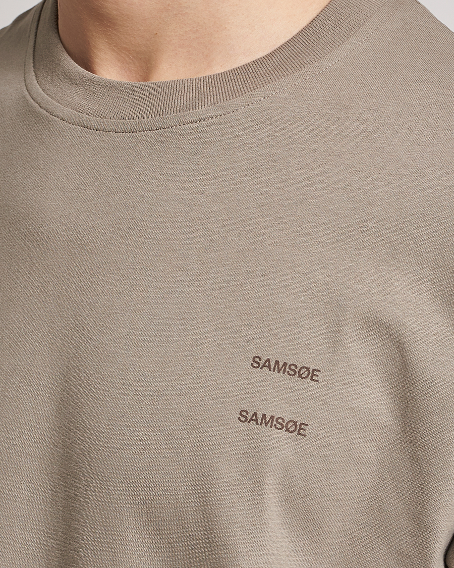 Homme | T-shirts | Samsøe Samsøe | Samsøe & Samsøe Joel Organic Cotton T-Shirt Brindle