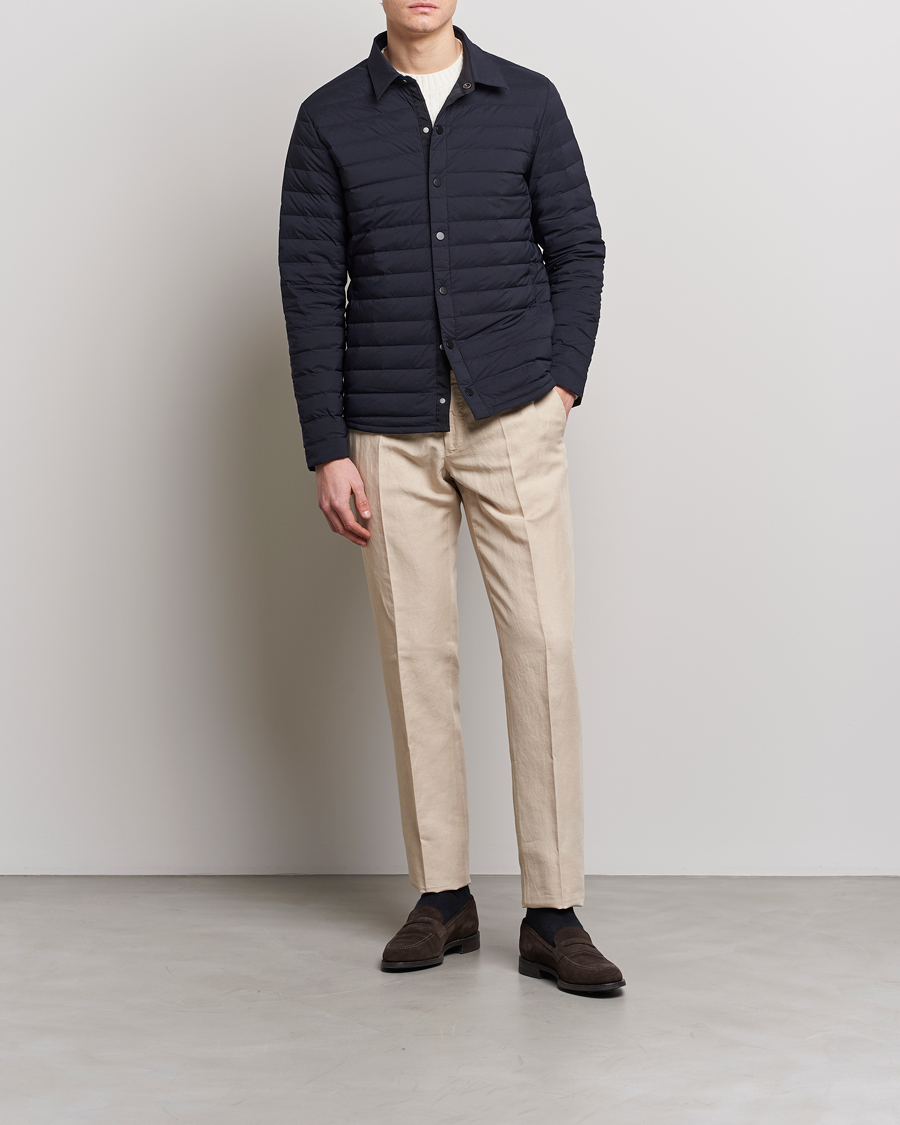 Homme | Manteaux Et Vestes | UBR | Super Sonic Shirt Jacket Navy