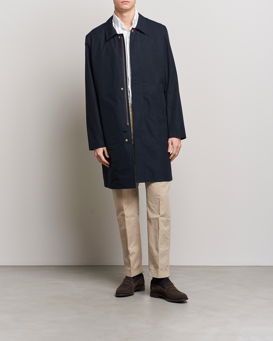 Homme | Manteaux Et Vestes | Private White V.C. | Unlined Cotton Ventile Mac Coat 3.0 Midnight