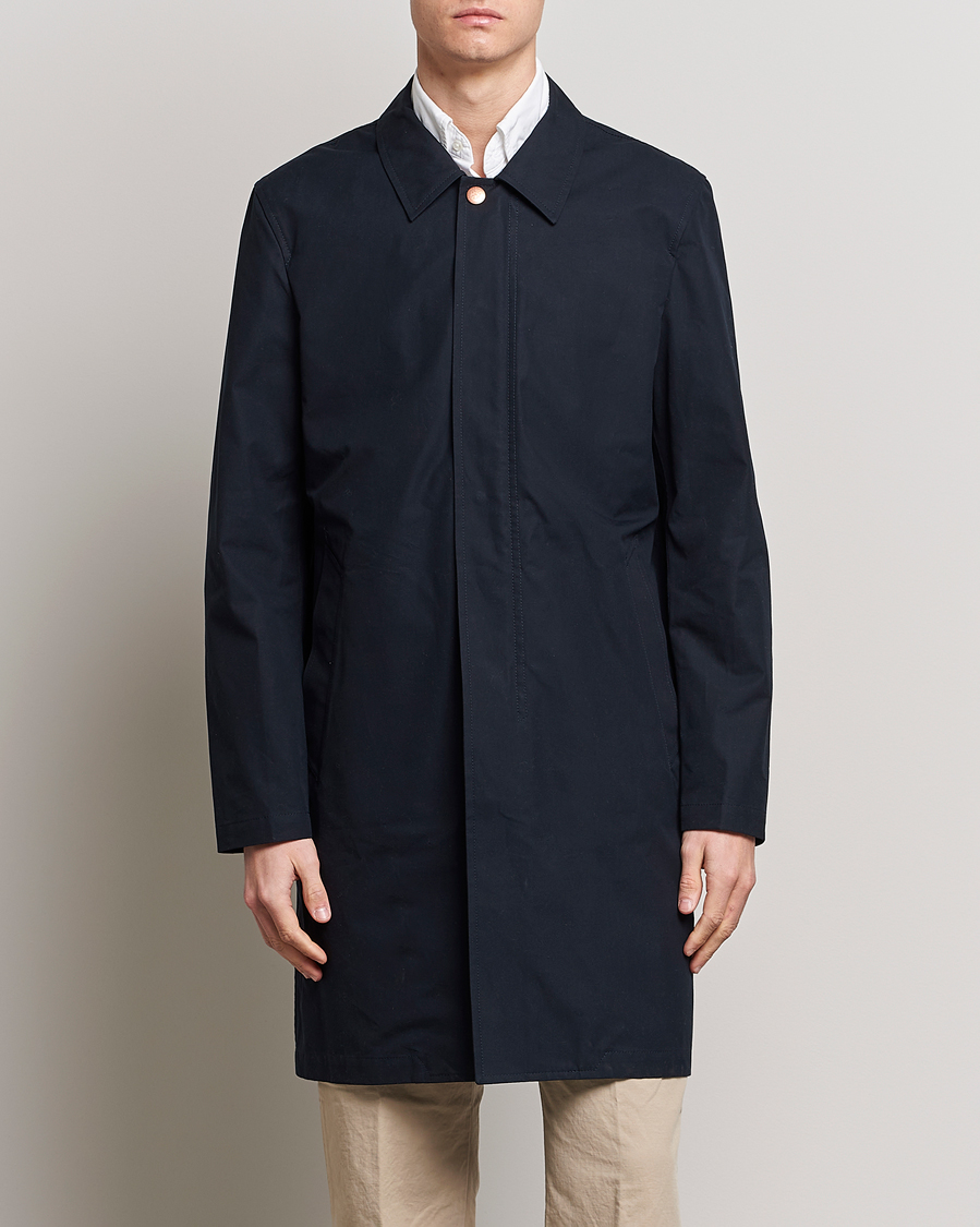 Homme | Manteaux Et Vestes | Private White V.C. | Unlined Cotton Ventile Mac Coat 3.0 Midnight
