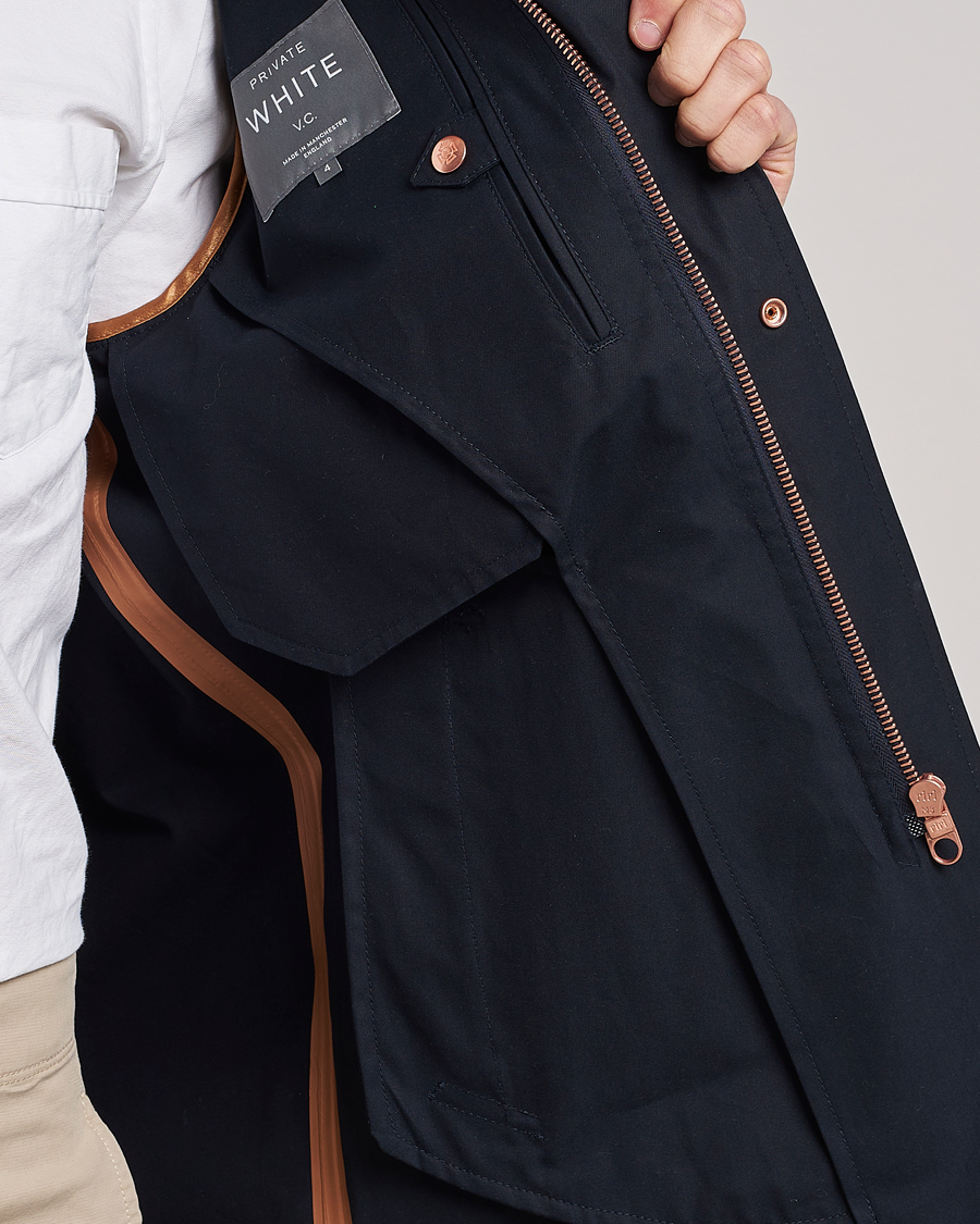 Homme | Manteaux Et Vestes | Private White V.C. | Unlined Cotton Ventile Mac Coat 3.0 Midnight