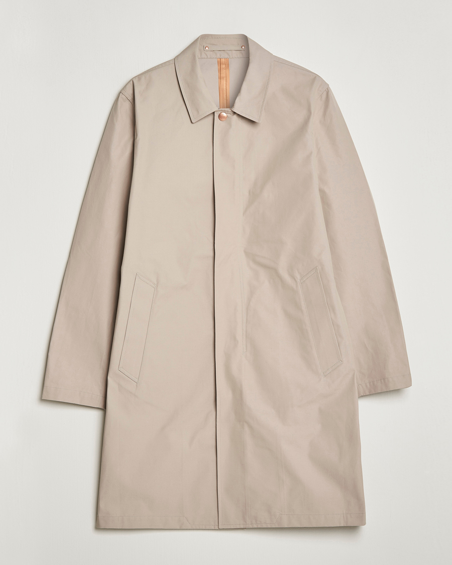 Homme | Manteaux Et Vestes | Private White V.C. | Unlined Cotton Ventile Mac Coat 3.0 Plaza Taupe