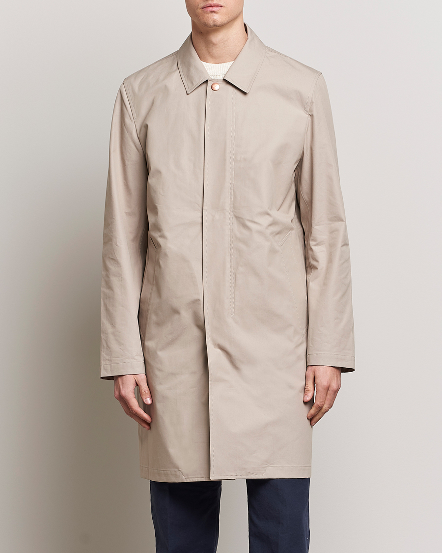 Homme | Manteaux Et Vestes | Private White V.C. | Unlined Cotton Ventile Mac Coat 3.0 Plaza Taupe