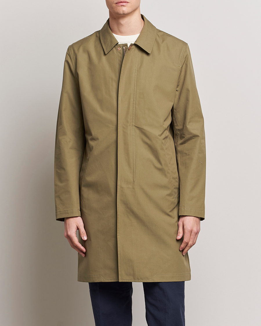 Homme | Manteaux Et Vestes | Private White V.C. | Unlined Cotton Ventile Mac Coat 3.0 Sage
