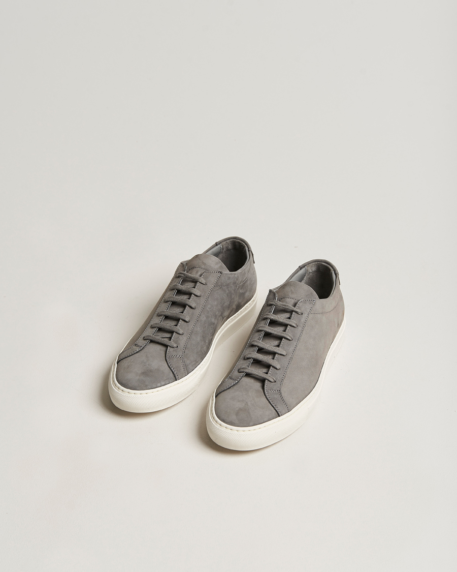 Homme | Common Projects Original Achilles Nubuck Sneaker Warm Grey | Common Projects | Original Achilles Nubuck Sneaker Warm Grey
