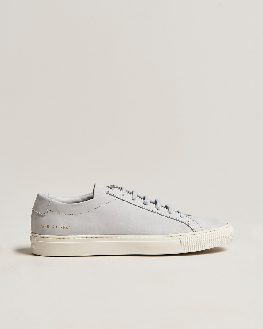 Homme | Common Projects Original Achilles Nubuck Sneaker Grey | Common Projects | Original Achilles Nubuck Sneaker Grey