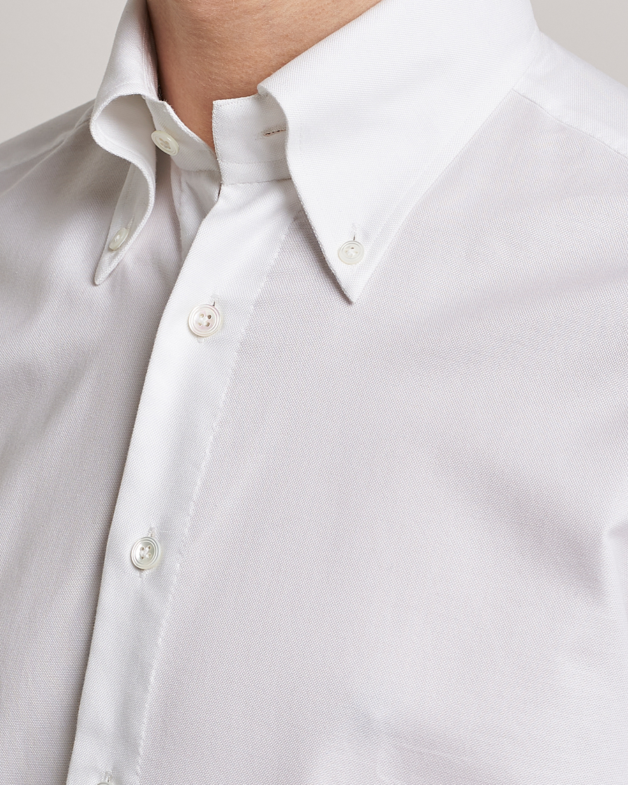 Homme | Chemises | 100Hands | Gold Line Natural Stretch Oxford Shirt White