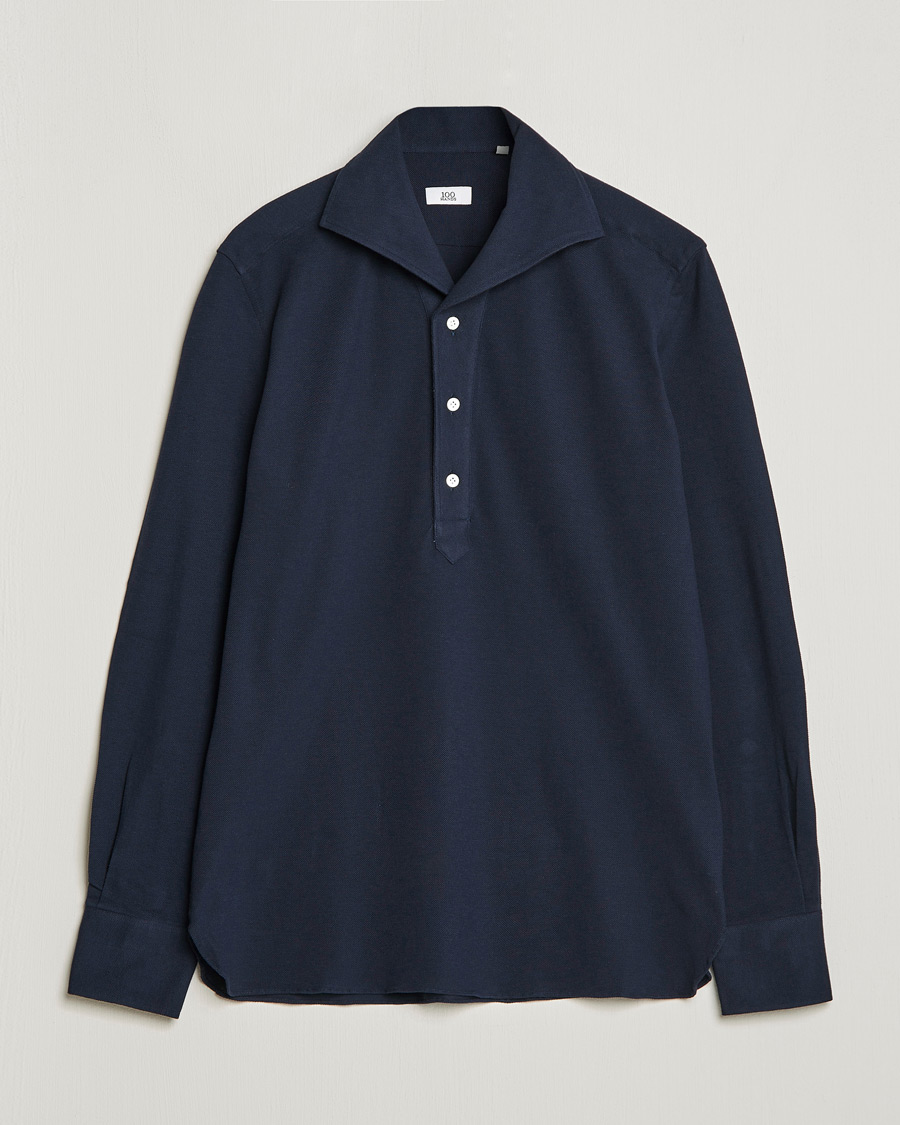 Homme | Chemises | 100Hands | Signature One Piece Jersey Polo Navy