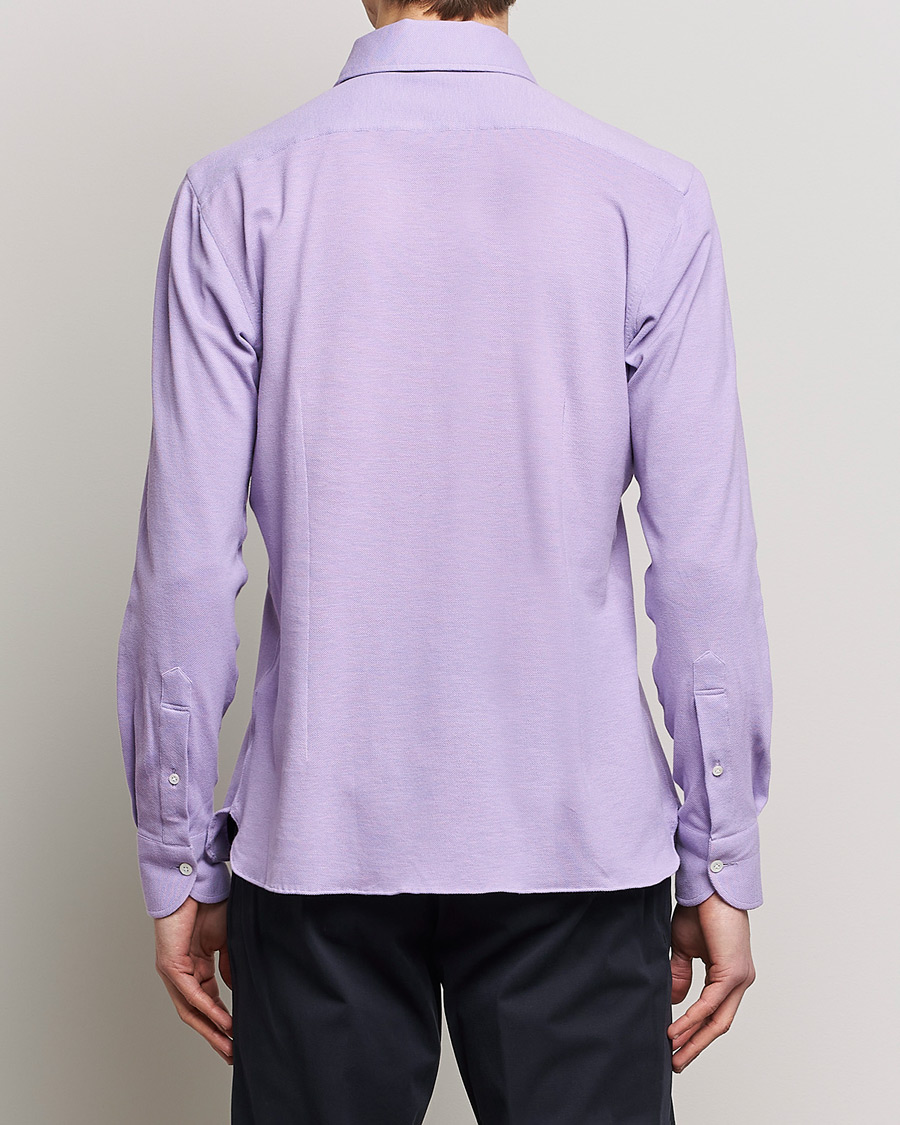 Homme | Chemises | 100Hands | Signature One Piece Jersey Polo Light Purple
