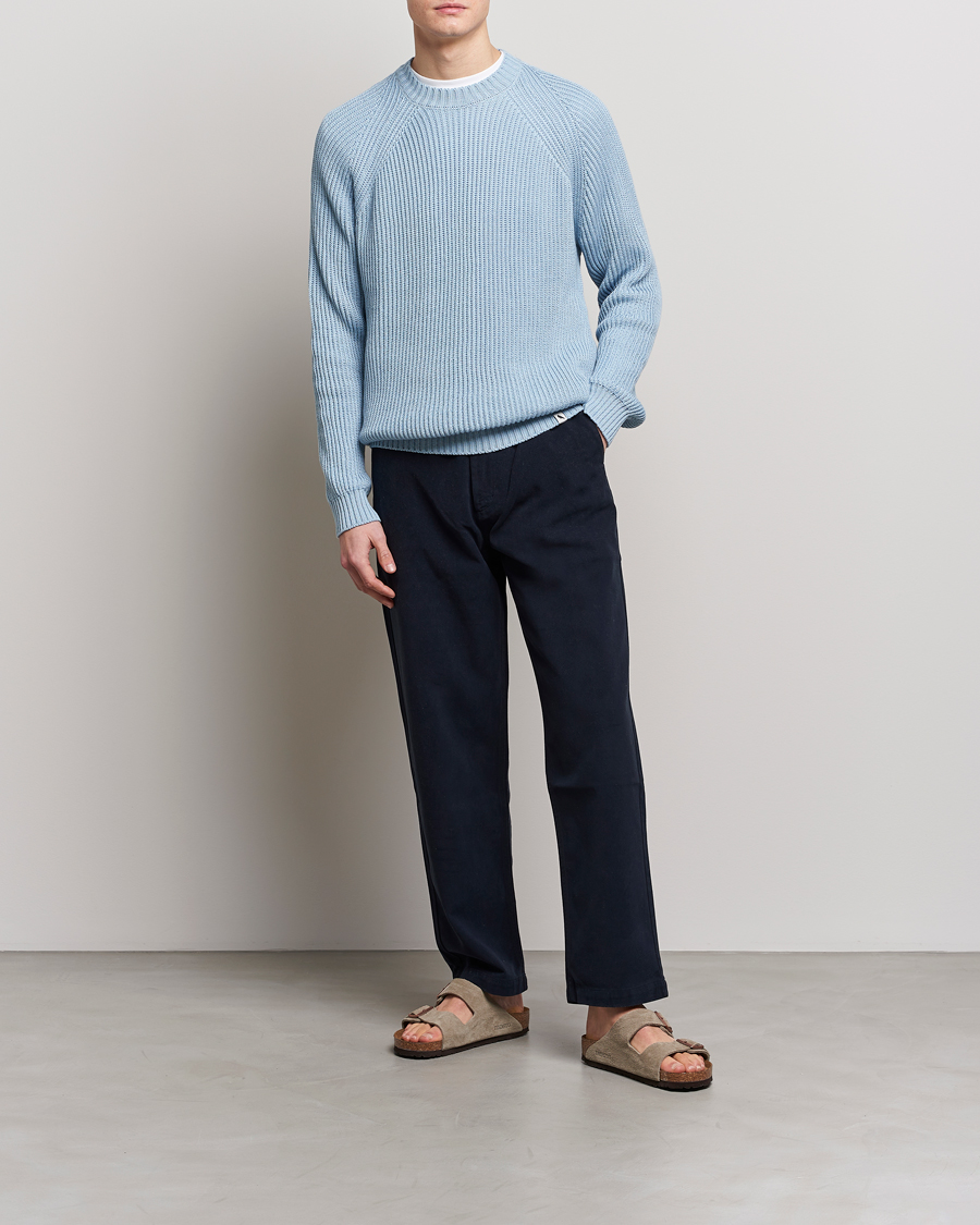 Homme | Pulls Et Tricots | Peregrine | Harry Organic Cotton Sweater Seafoam