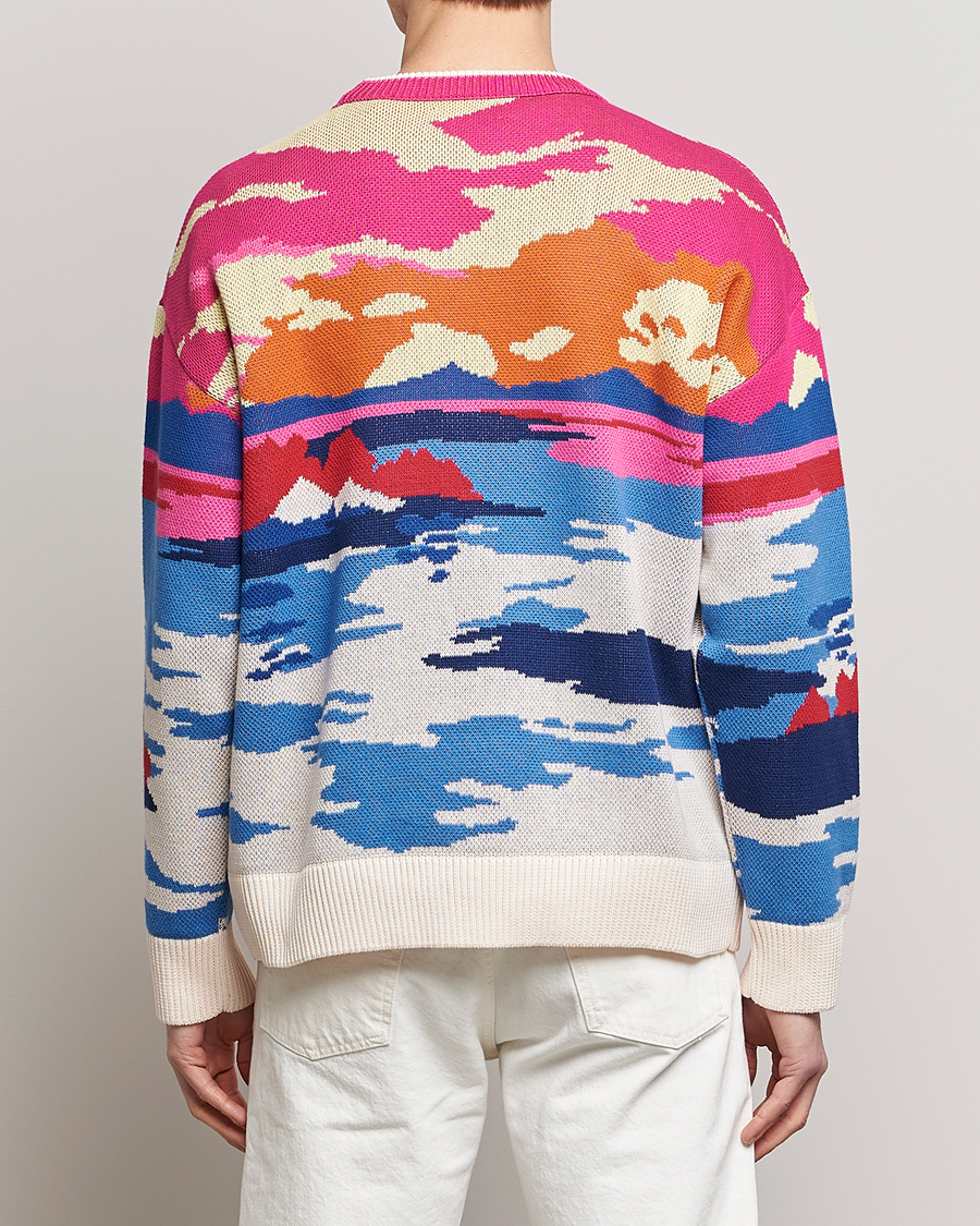 Homme | Pulls Et Tricots | GANT | Landscape Printed Knitted Crew Neck Multi