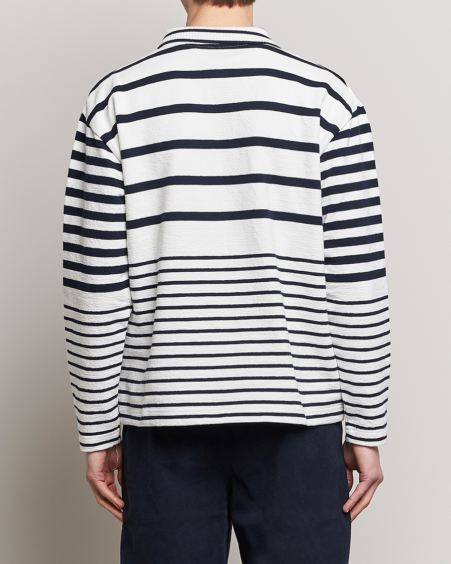 Homme | Pulls Et Tricots | GANT | Heavy Knitted Striped Rugger Eggshell