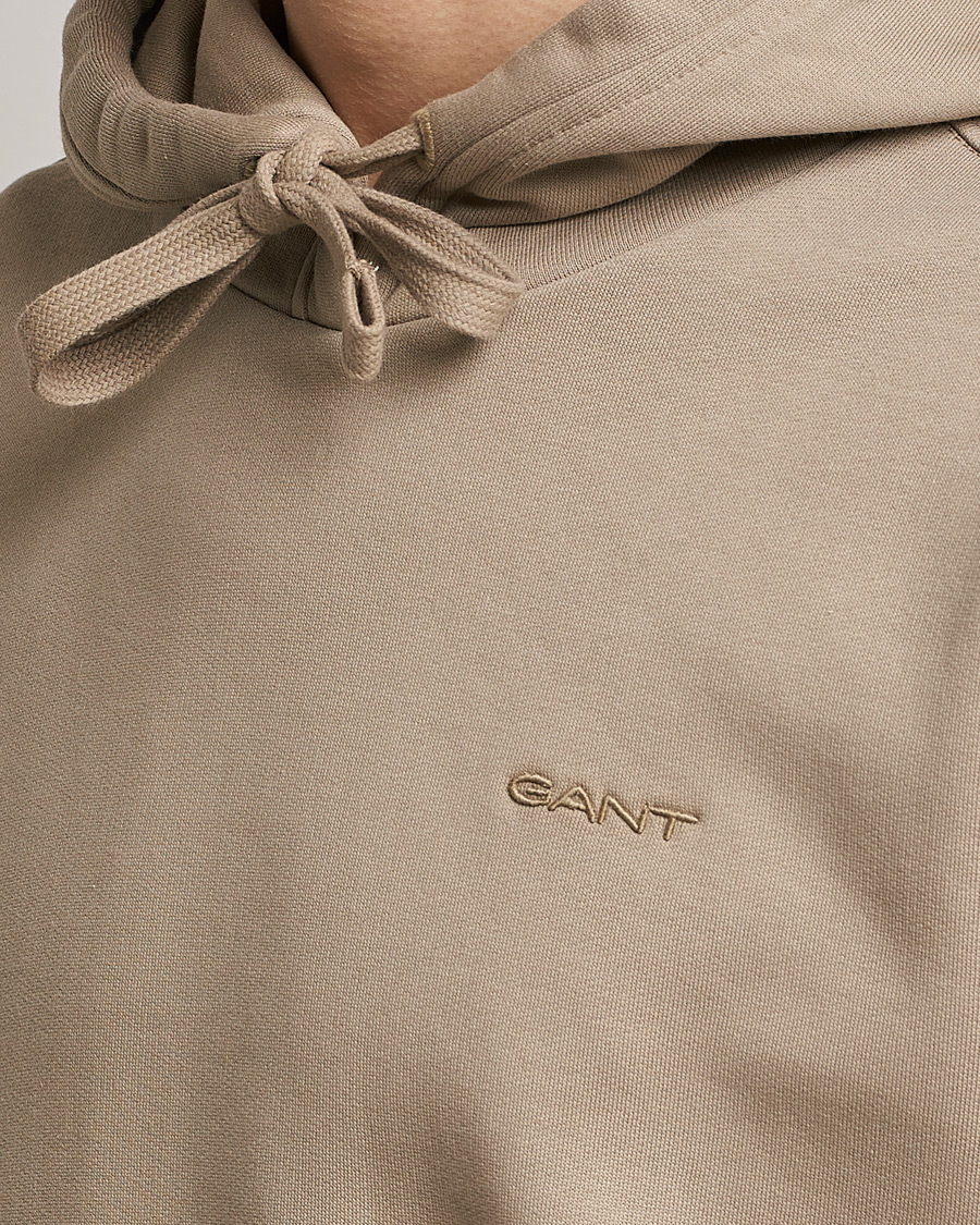 Homme | Pulls Et Tricots | GANT | Icon Hoodie Taupe Beige