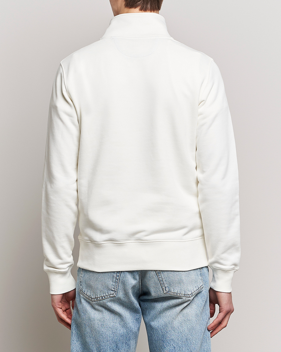 Homme | Pulls Et Tricots | GANT | Original Shield Logo Half-Zip Eggshell