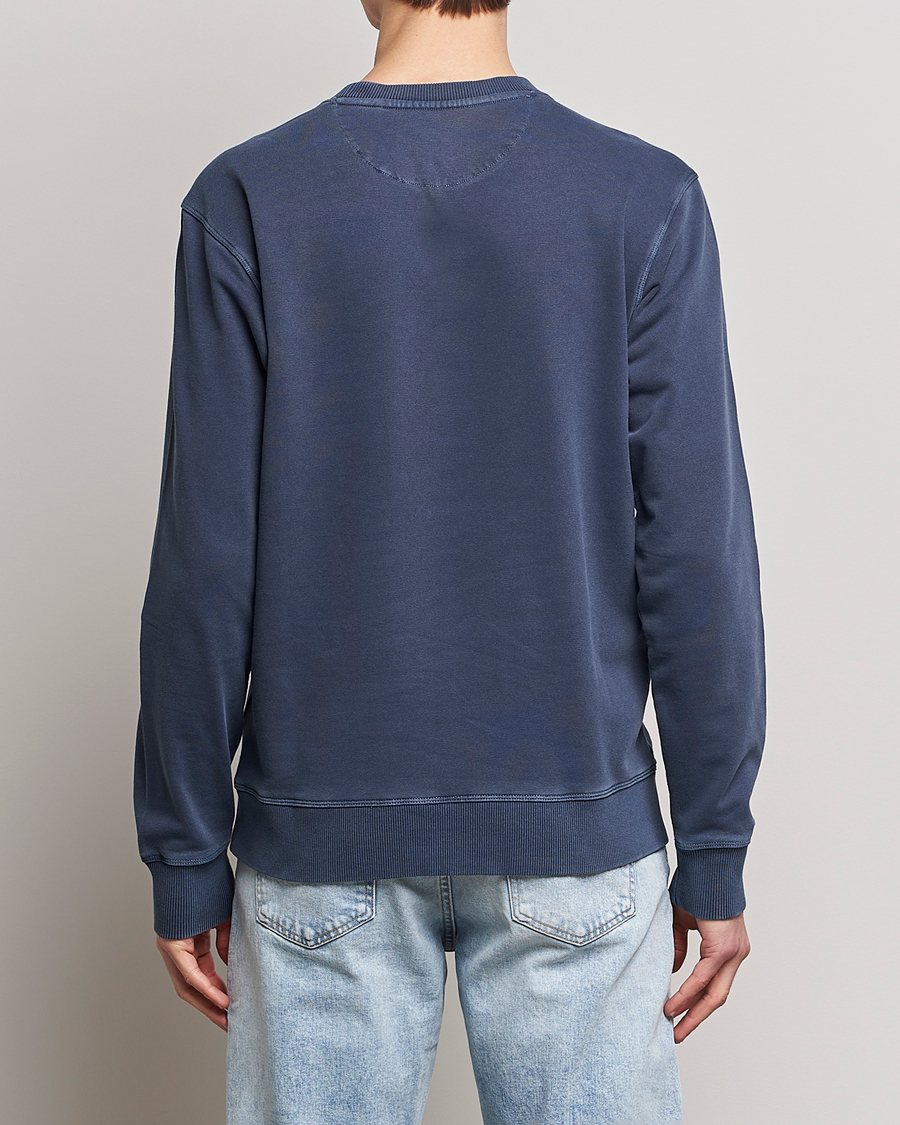 Homme | Pulls Et Tricots | GANT | Sunbleached Crew Neck Sweatshirt Evening Blue