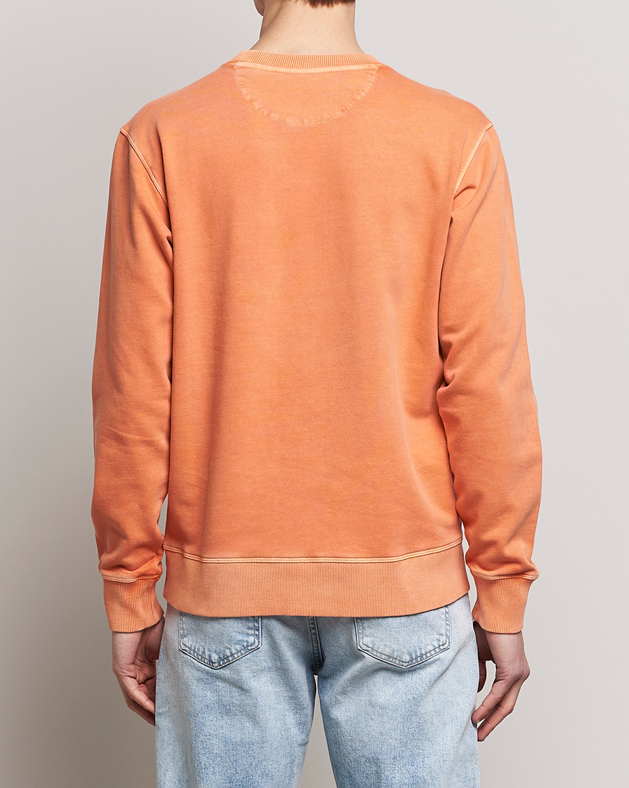 Homme | Pulls Et Tricots | GANT | Sunbleached Crew Neck Sweatshirt Orange