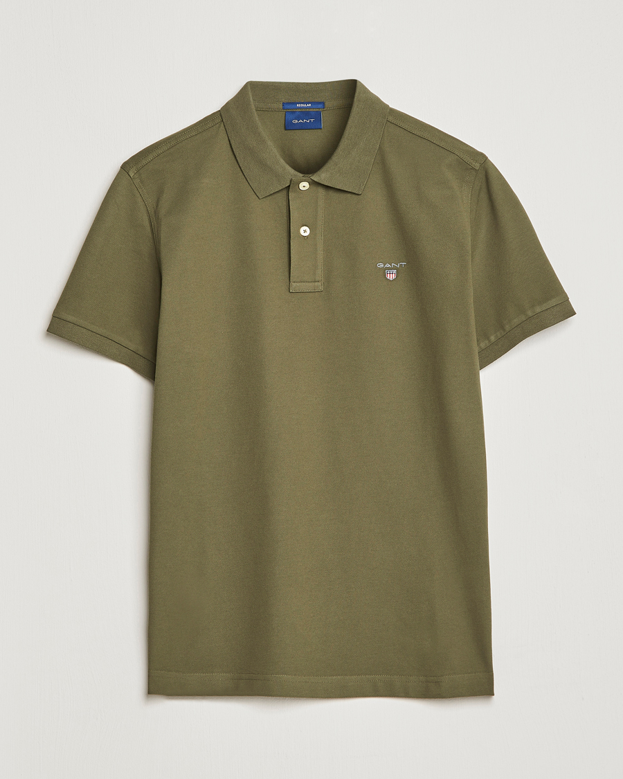 Homme | Polos | GANT | The Original Polo Racing Green