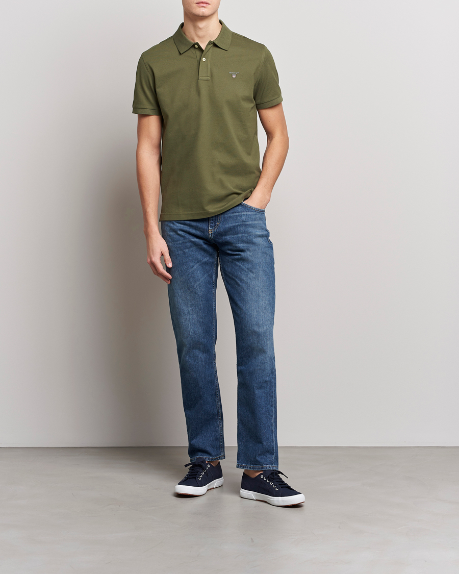 Homme | Polos | GANT | The Original Polo Racing Green
