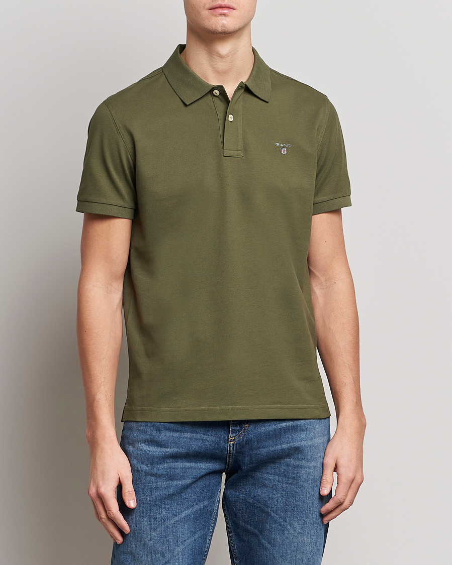 Homme | Polos | GANT | The Original Polo Racing Green