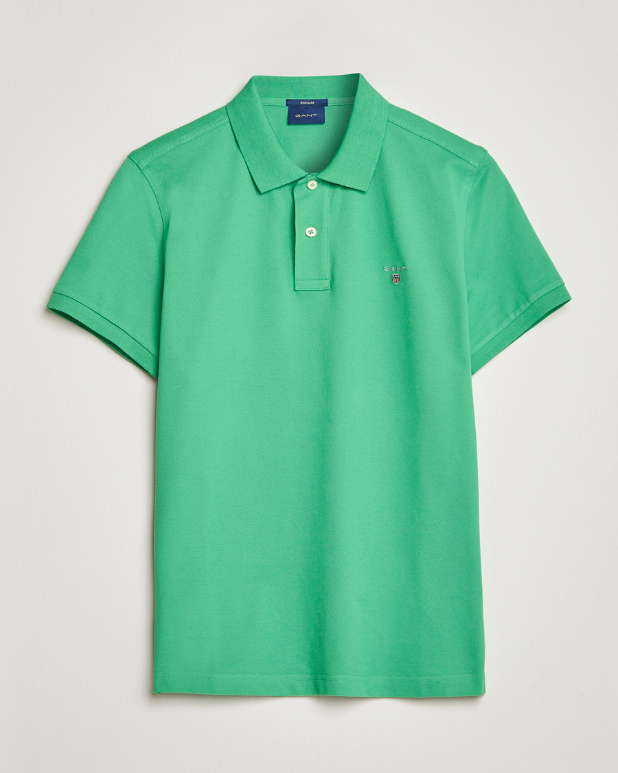 Homme | Polos | GANT | The Original Polo Mid Green
