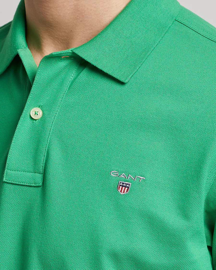 Homme | Polos | GANT | The Original Polo Mid Green