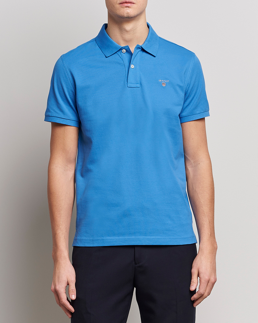 Homme | Polos | GANT | The Original Polo Day Blue