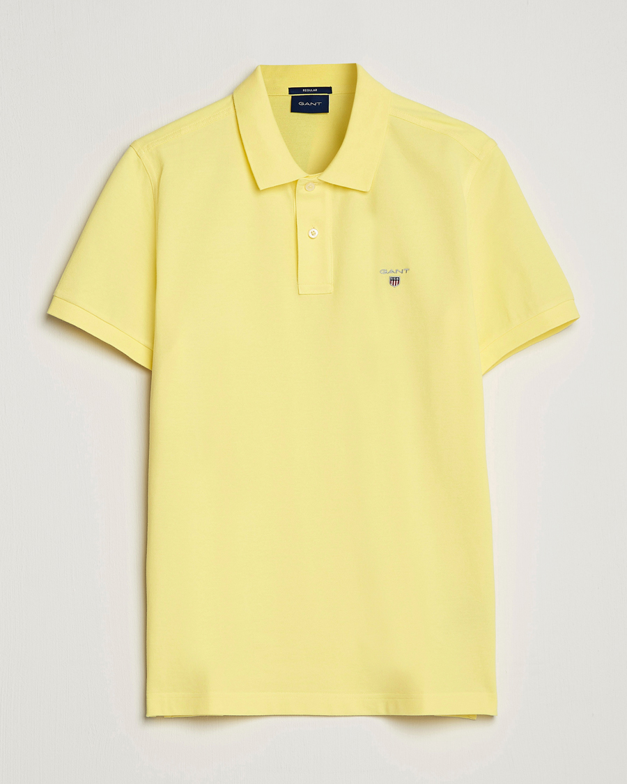 Homme | Polos | GANT | The Original Polo Clear Yellow