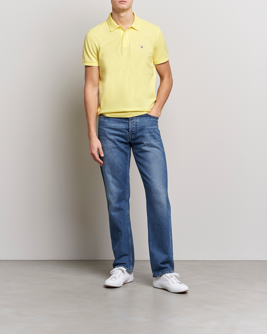 Homme | Polos | GANT | The Original Polo Clear Yellow