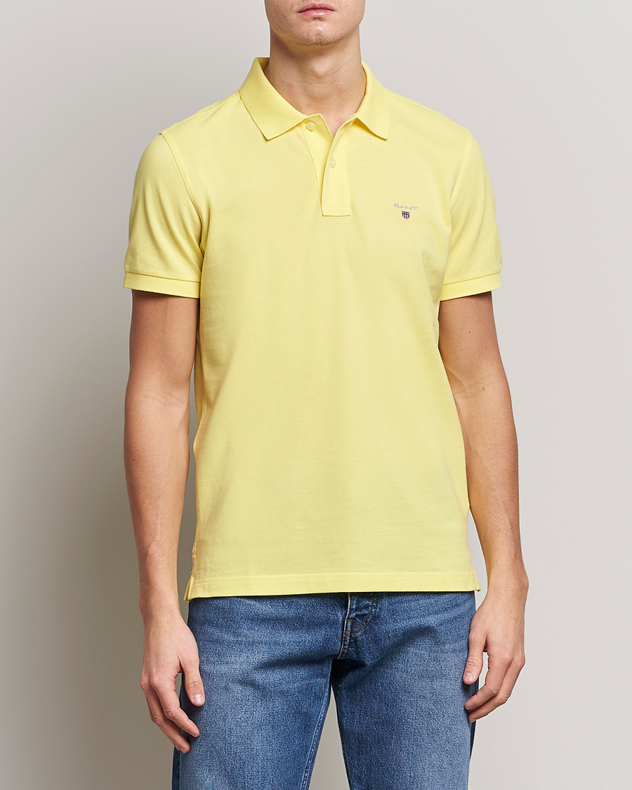 Homme | Polos | GANT | The Original Polo Clear Yellow