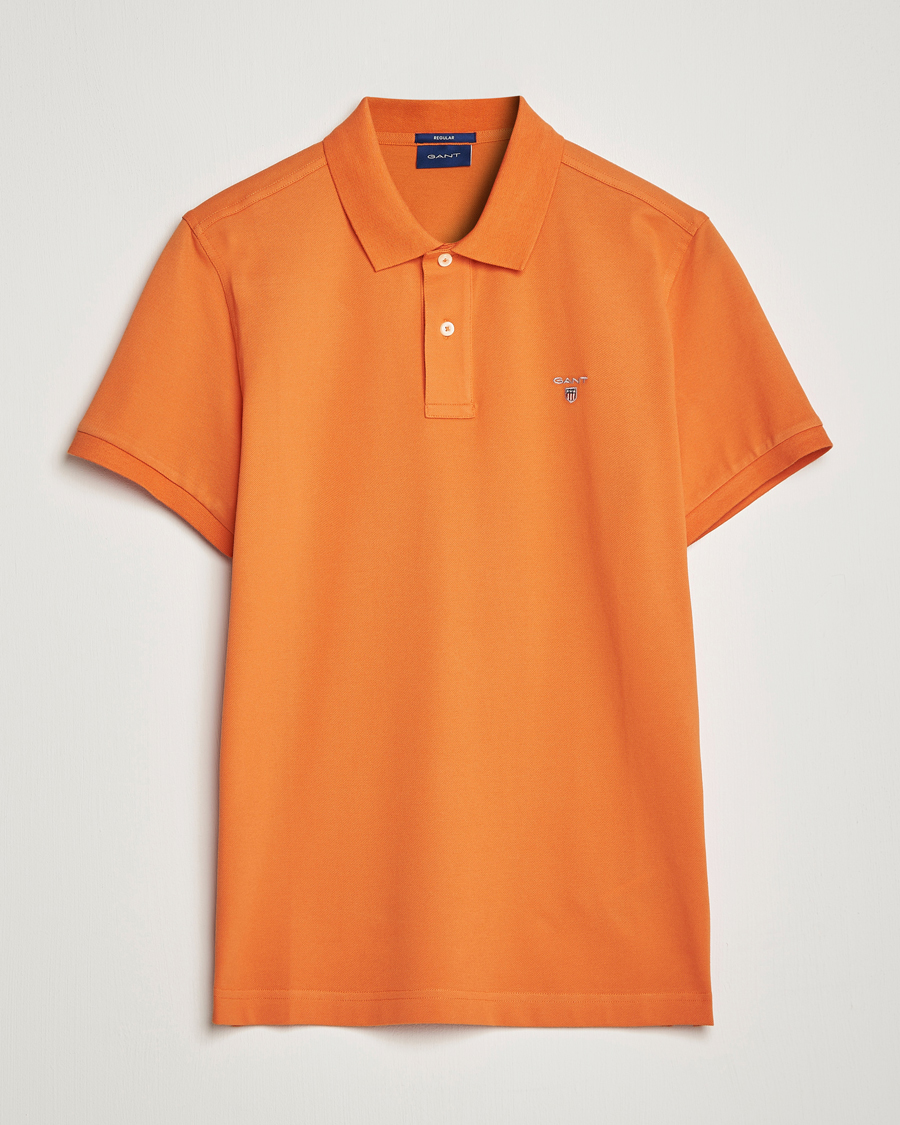 Homme | Polos | GANT | The Original Polo Pumpkin Orange