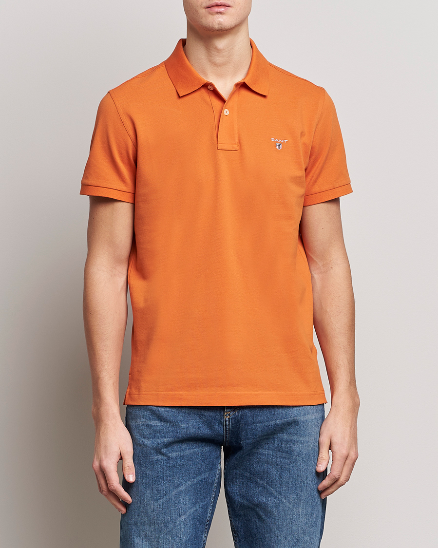 Homme | Polos | GANT | The Original Polo Pumpkin Orange