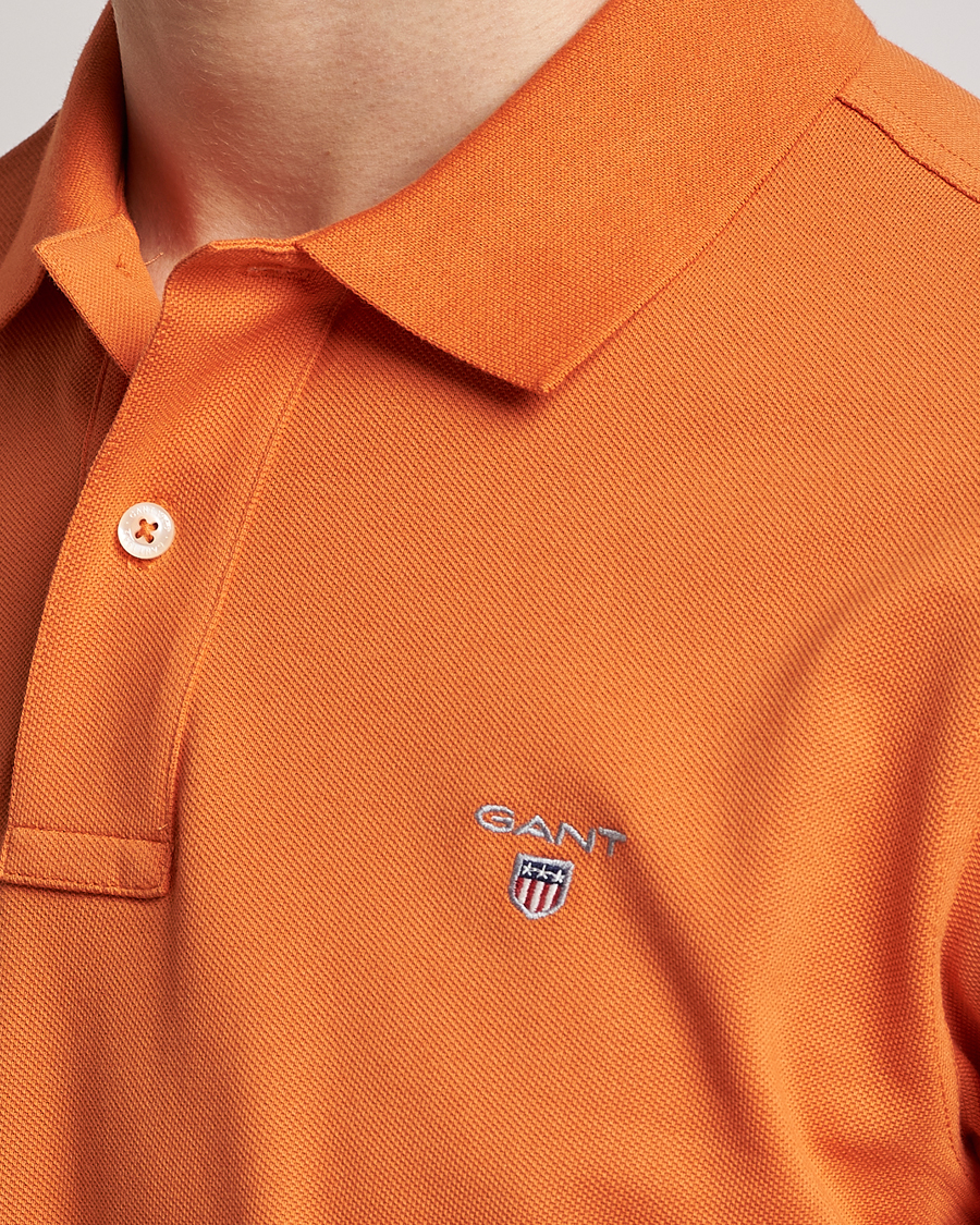 Homme | Polos | GANT | The Original Polo Pumpkin Orange