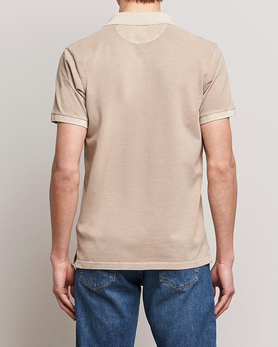 Homme | Polos | GANT | Sunbleached Polo Concrete Beige