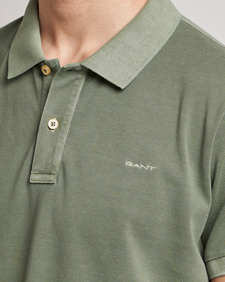 Homme | Polos | GANT | Sunbleached Polo Calamata Green