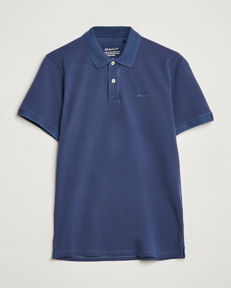 Homme | Polos | GANT | Sunbleached Polo Persian Blue