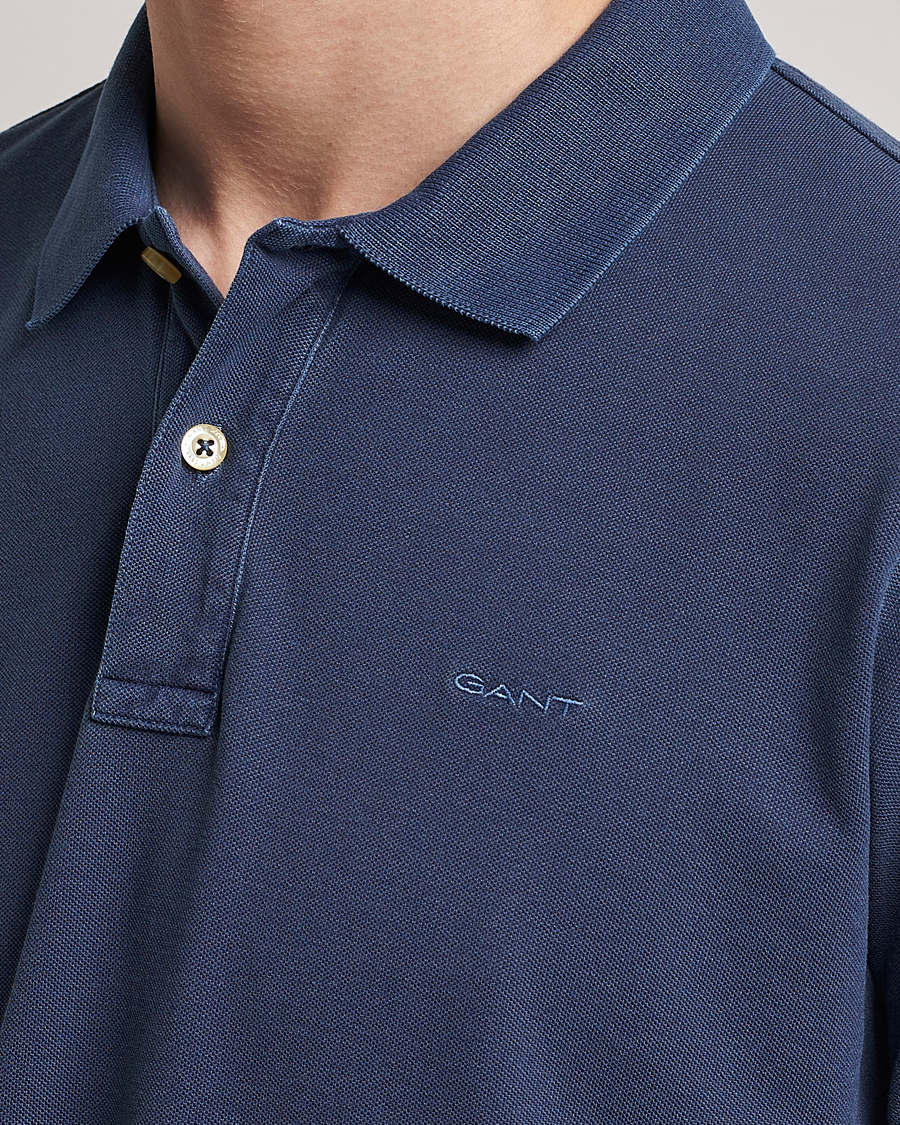 Homme | Polos | GANT | Sunbleached Polo Persian Blue