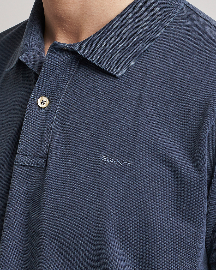 Homme | Polos | GANT | Sunbleached Polo Evening Blue