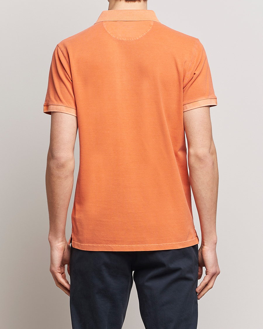 Homme | Polos | GANT | Sunbleached Polo Apricot Orange