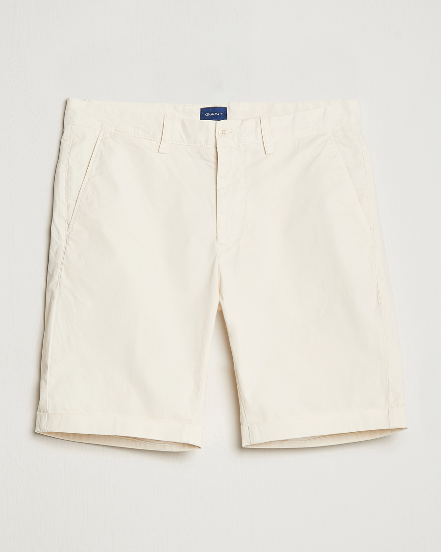 Homme | Shorts | GANT | Regular Sunbleached Shorts Cream