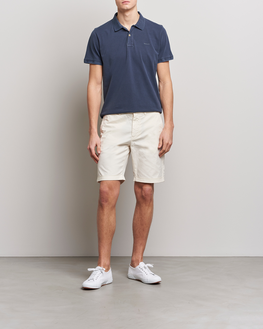 Homme | Shorts | GANT | Regular Sunbleached Shorts Cream